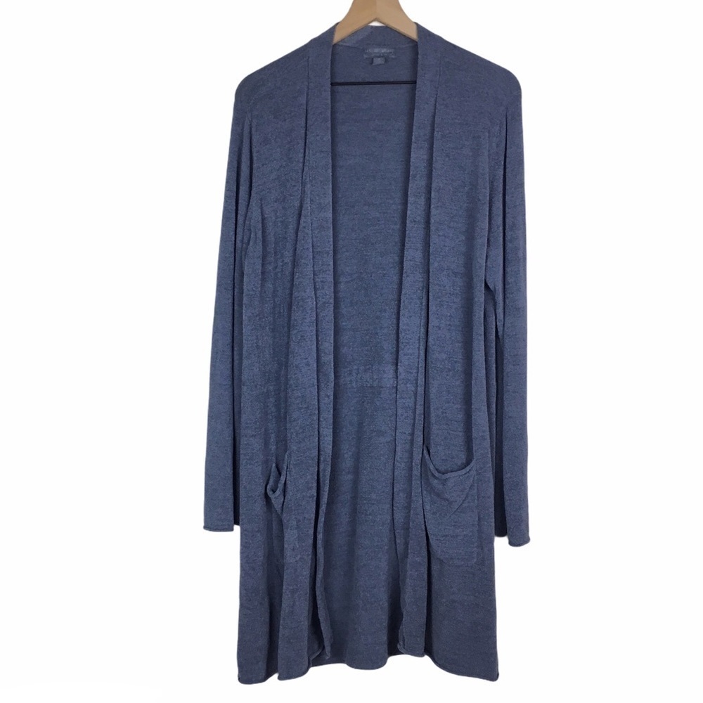 BAREFOOT DREAMS Cardigan Long Duster Cozy Chic Ultra Lite Sweater Plus Size 1X